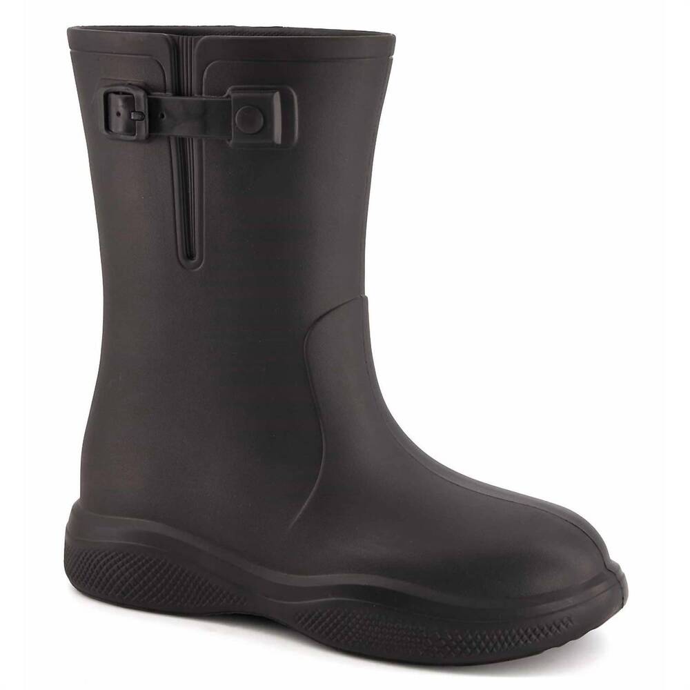 NEW ANDREA women's fashion rain boots in black